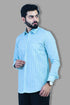 Veshbhoshaa Bluebird Men'S Striped Green And White Formal Shirt