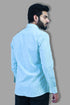 Veshbhoshaa Bluebird Men'S Striped Green And White Formal Shirt