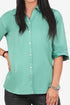 Veshbhoshaa Bluebird Women'S Light Green Formal Shirt