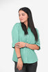Veshbhoshaa Bluebird Women'S Light Green Formal Shirt