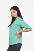 Veshbhoshaa Bluebird Women'S Light Green Formal Shirt