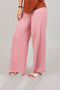 Veshbhoshaa Bluebird Women'S Pink Casual Bell Bottom Trousers