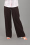 Veshbhoshaa Bluebird Women'S Chocolate Casual Bell Bottom Trousers