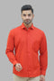 Veshbhoshaa Bluebird Men'S Rust Formal Shirt