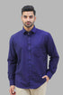 Veshbhoshaa Bluebird Men'S Navy Blue Formal Shirt