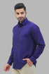 Veshbhoshaa Bluebird Men'S Navy Blue Formal Shirt