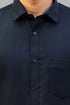 Veshbhoshaa Bluebird Men'S Black Formal Shirt
