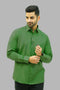 Veshbhoshaa Bluebird Men'S Dark Green Formal Shirt