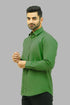 Veshbhoshaa Bluebird Men'S Dark Green Formal Shirt