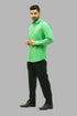 Veshbhoshaa Bluebird Men'S Green Formal Shirt