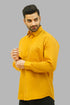 Veshbhoshaa Bluebird Men'S Mustard Formal Shirt
