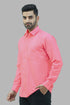 Veshbhoshaa Bluebird Men'S Peach Formal Shirt