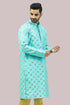 Veshbhoshaa Bluesaanchi Men'S Mirror Work Kurta Set