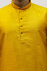Veshbhoshaa Bluesaanchi Men'S Golden Raw Silk Kurta Set