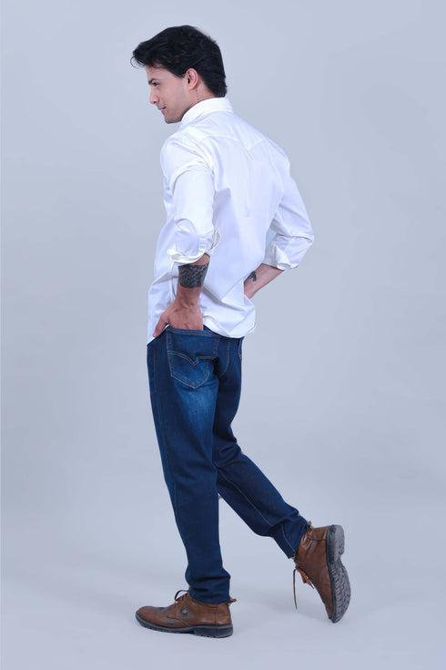 Veshbhoshaa Bluebird Men'S Dark Blue Denim