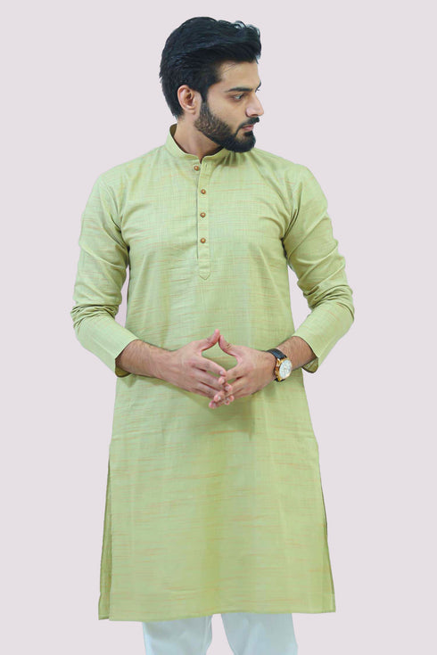 Veshbhoshaa Bluesaanchi Men'S Pista Kurta Set