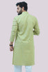 Veshbhoshaa Bluesaanchi Men'S Pista Kurta Set