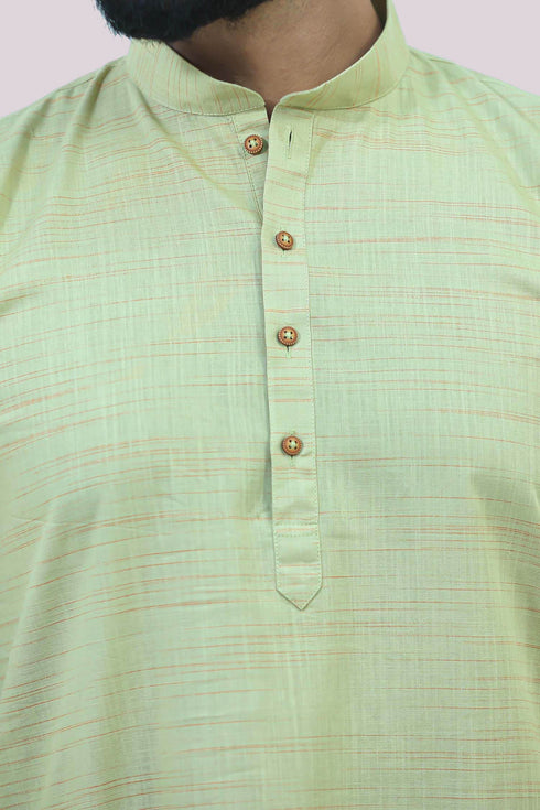 Veshbhoshaa Bluesaanchi Men'S Pista Kurta Set