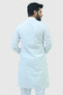 Veshbhoshaa Bluesaanchi Men'S White Kurta Set