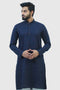 Veshbhoshaa Bluesaanchi Men'S Navy Blue Kurta Set