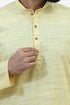 Veshbhoshaa Bluesaanchi Men'S Lemon Yellow Casual Kurta Set