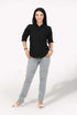 Veshbhoshaa Bluebird Women'S Black Formal Shirt