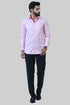 Veshbhoshaa Bluebird Men'S Pink Formal Shirt