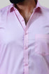 Veshbhoshaa Bluebird Men'S Pink Formal Shirt