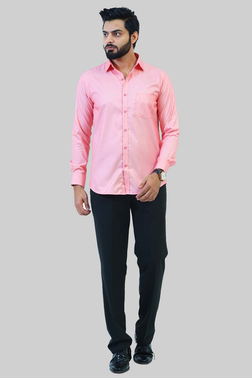 Veshbhoshaa Bluebird Men'S Dark Pink Formal Shirt