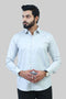 Veshbhoshaa Bluebird Men'S Grey Formal Shirt