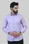 Veshbhoshaa Bluebird Men'S Purple Formal Shirt