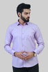 Veshbhoshaa Bluebird Men'S Purple Formal Shirt