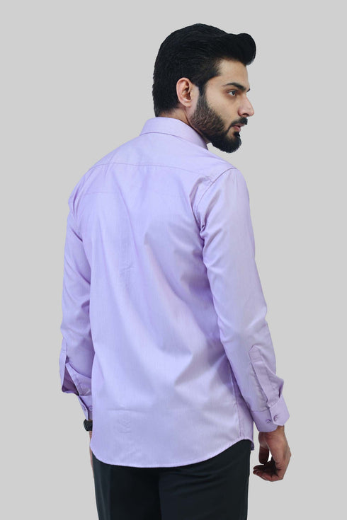 Veshbhoshaa Bluebird Men'S Purple Formal Shirt