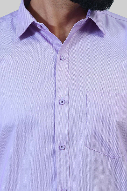 Veshbhoshaa Bluebird Men'S Purple Formal Shirt