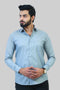 Veshbhoshaa Bluebird Men'S Dark Grey Formal Shirt