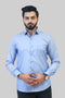 Veshbhoshaa Bluebird Men'S Dark Blue Formal Shirt