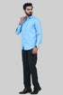 Veshbhoshaa Bluebird Men'S Sky Blue Formal Shirt