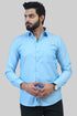 Veshbhoshaa Bluebird Men'S Sky Blue Formal Shirt