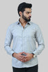 Veshbhoshaa Bluebird Men'S Off Grey Formal Shirt