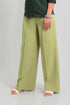 Veshbhoshaa Bluebird Women'S Light Green Casual Bell Bottom Trousers