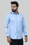 Veshbhoshaa Bluebird Men'S Light Blue Formal Shirt