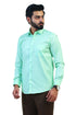 Veshbhoshaa Bluebird Men'S Green Formal Shirt