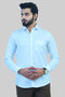 Veshbhoshaa Bluebird Men'S White Formal Shirt