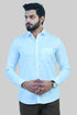 Veshbhoshaa Bluebird Men'S White Formal Shirt