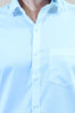Veshbhoshaa Bluebird Men'S White Formal Shirt