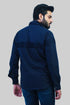 Veshbhoshaa Bluebird Men'S Navy Lining Shirt