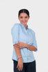 Veshbhoshaa Bluebird Women'S Sky Blue Formal Shirt