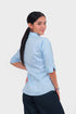 Veshbhoshaa Bluebird Women'S Sky Blue Formal Shirt