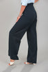 Veshbhoshaa Bluebird Women'S Navy Blue Casual Bell Bottom Trousers