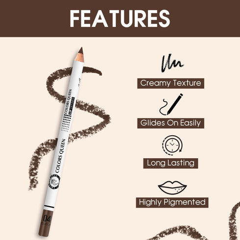 Colors Queen Lip & Eye Definer Set – 12 Shades for Precise Looks